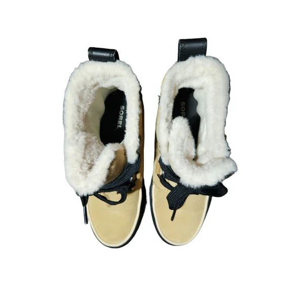 Sorel Tivoli IV Boots Womens Size 6 Beige Black - Picture 5 of 8